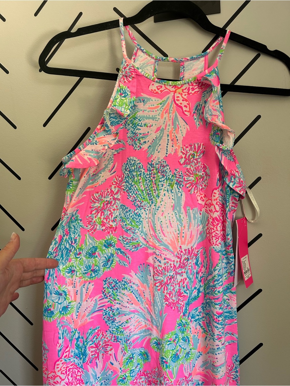 NWT Lilly Pulitzer Billie maxi dress halter neck line - Picture 2 of 7